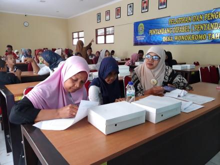 Pelatihan Dan Penguatan Warga Difabel Desa Wonokromo