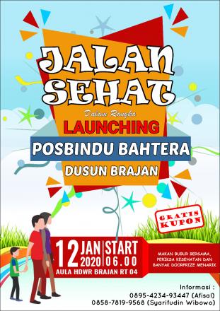 Lounching POSBINDU BAHTERA Dusun Brajan