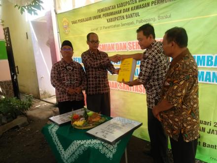 Peresmian  Pembangunan Sistem Pengolahan Air Limbah Domestik Terpusat (SPALDT)  Dusun Jati
