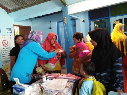 Lurah Desa Wonokromo Beri Semangat Kader Posyandu Aster Dusun Demangan 