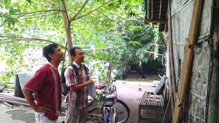 Verifikasi Lapangan Calon Penerima Bantuan RTLH Desa Wonokromo