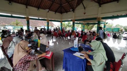 Vaksinasi Masyarakat Kalurahan Wonokromo