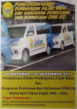 Pembebasan Denda Pembayaran Pajak Bumi dan Bangunan