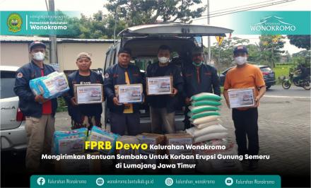 Pengiriman Bantuan Sembako Untuk Korban Erupsi Gunung Semeru